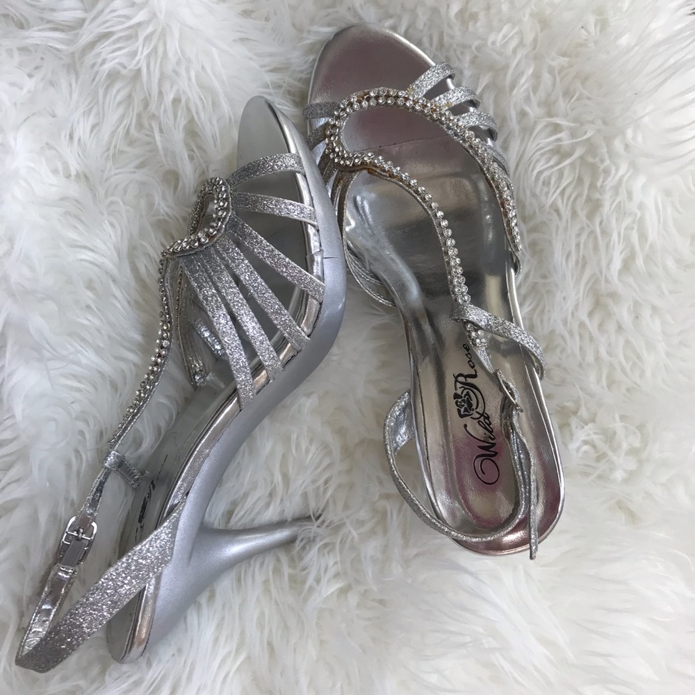 Silver Pumps